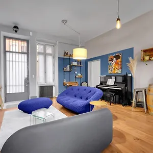  Appartement Bleu Du Maine - Elegant T3 Avec Terrasse